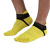 mens 5 finger toe breathable cotton sport socks