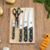 5 Pieces Knife Set With Cutting Board