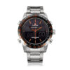 Naviforce 9024 Digital sport Watches Mens Luxury Brand Full Steel Quartz LED Watch Army Military Wristwatch