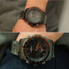Naviforce 9024 Digital sport Watches Mens Luxury Brand Full Steel Quartz LED Watch Army Military Wristwatch 2