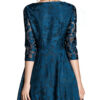 O Neck 34 Sleeve Lace Dinner Dress 09