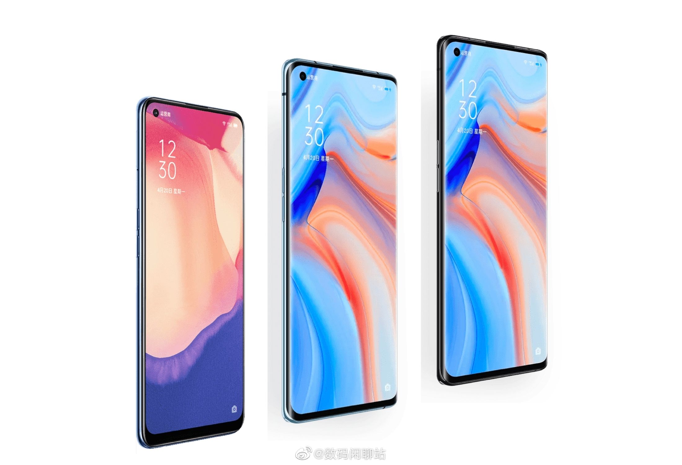 OPPO-Reno5-front-renders OPPO Reno5 front renders